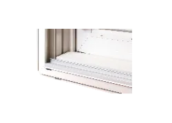 Alloy monorail system creates the EZ Glide sash feature